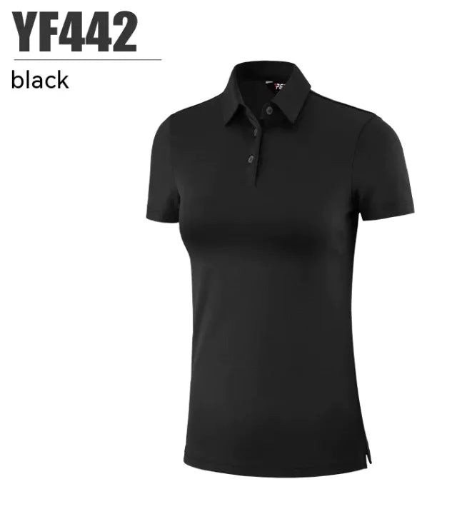 Women's Golf Fashion Sports Short Sleeve